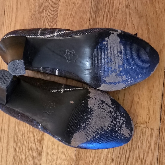 Steve Madden Plaid open toed heel - Picture 2 of 5